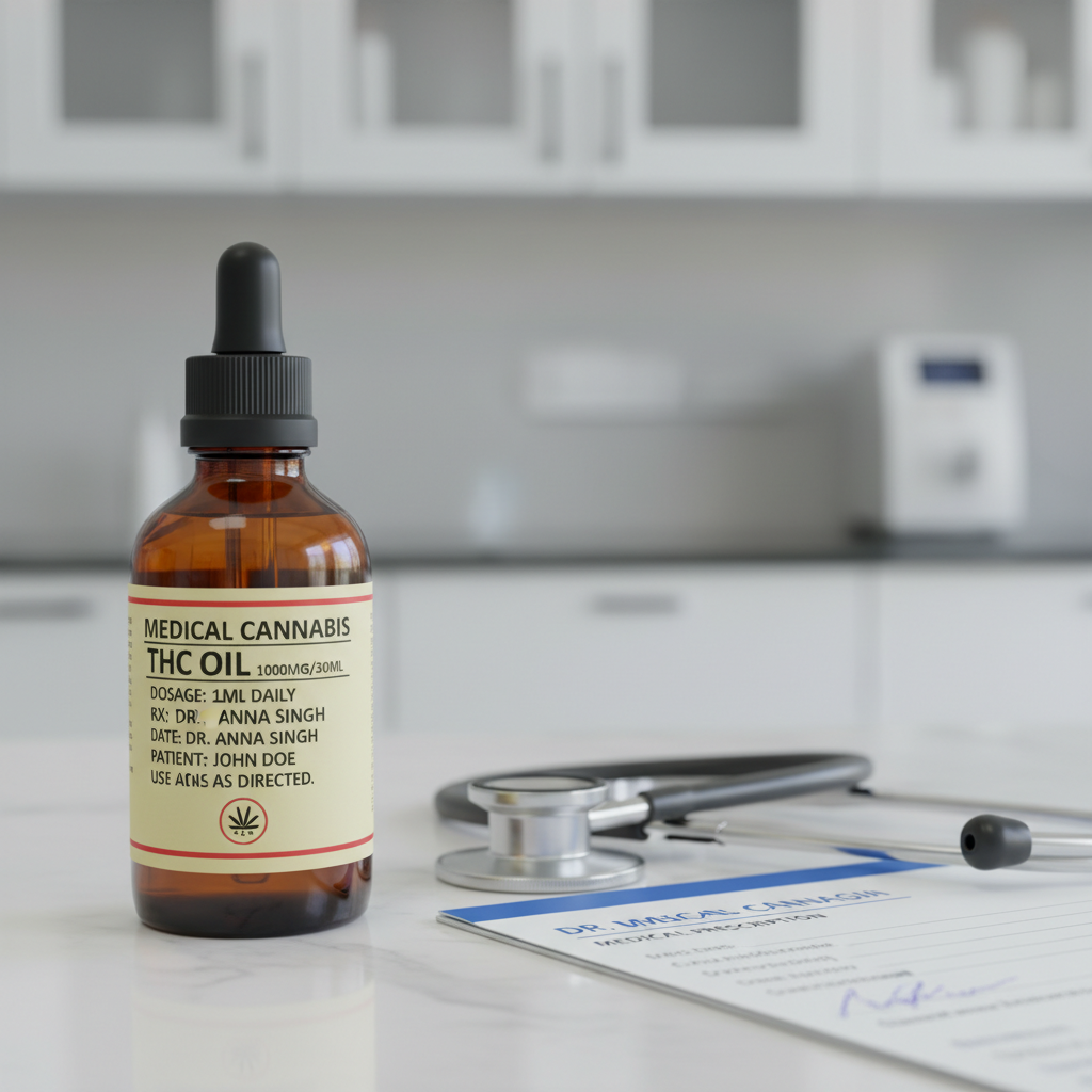 Medicinale THC olie met recept voor therapeutisch gebruik in Nederland